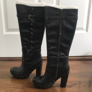 Korkease Bailey Black Leather High Boot